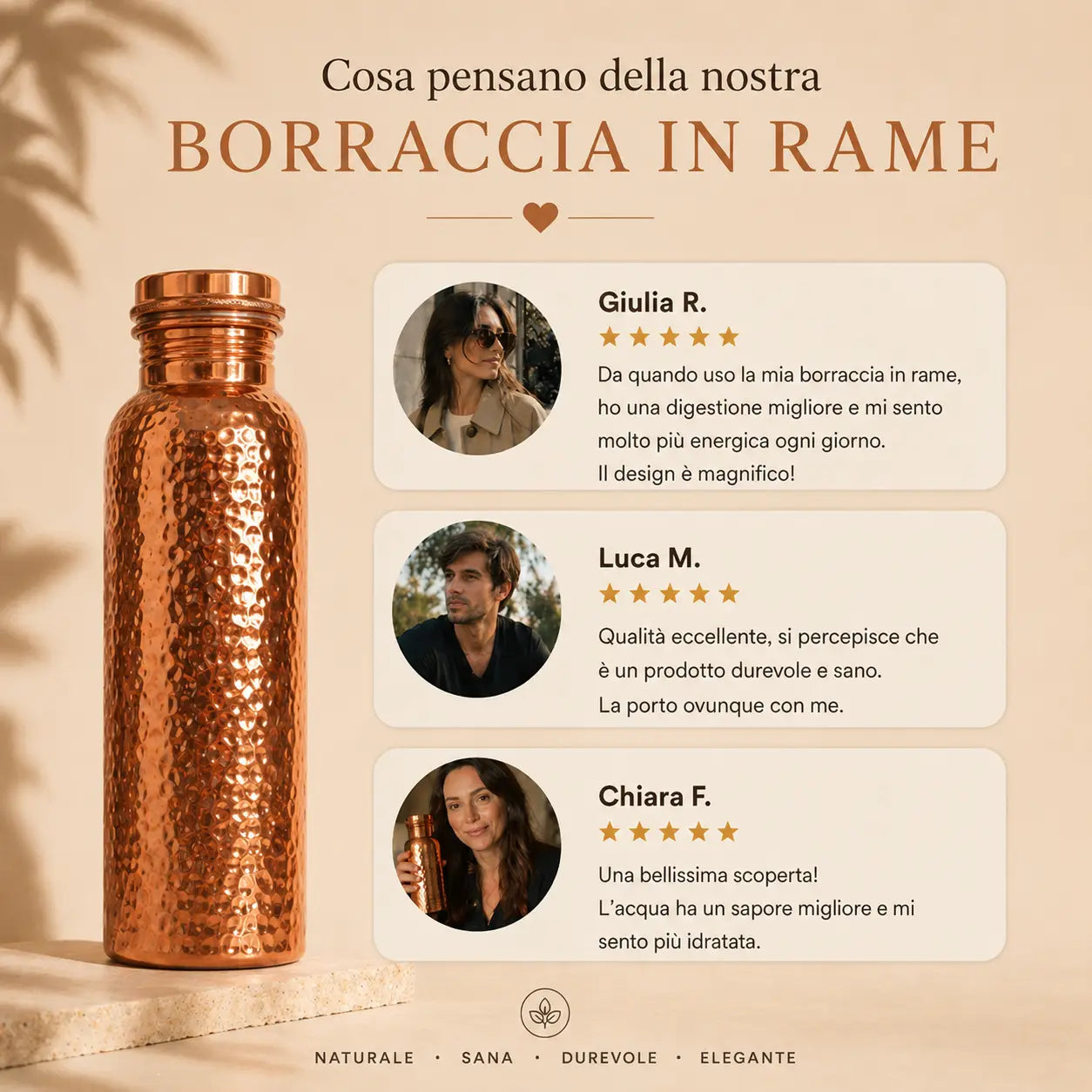 Borraccia in Rame