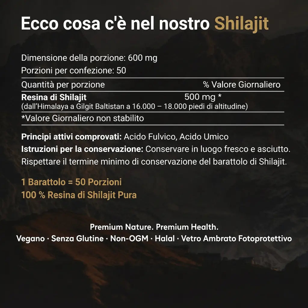 Resina Shilajit Himalaya