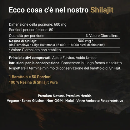 Resina Shilajit Himalaya